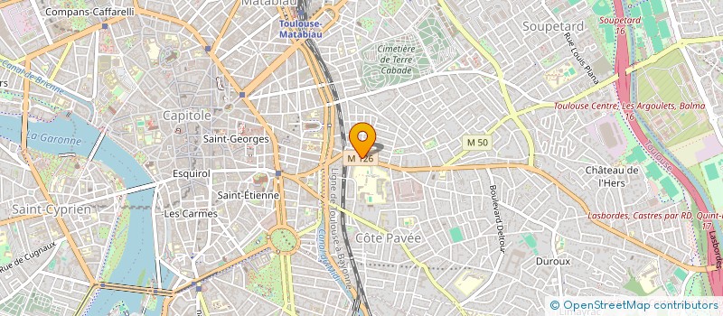 localisation de l'entreprise BMR à TOULOUSE