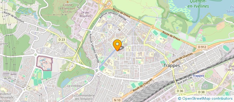 localisation de l'entreprise BMR à TRAPPES