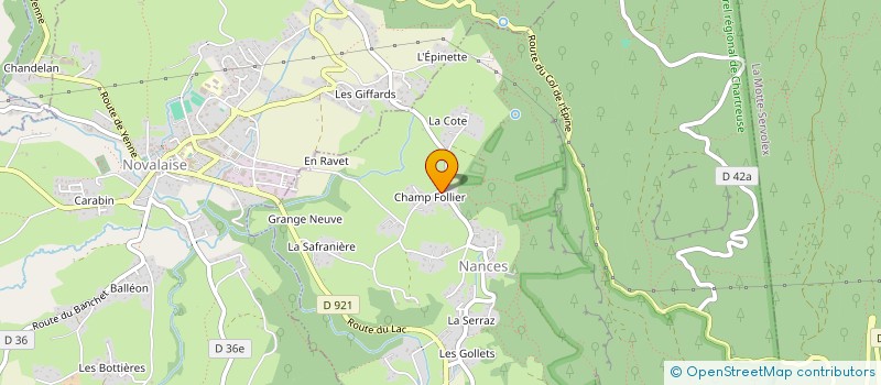 localisation de l'entreprise BMR  NANCES