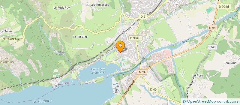 localisation de l'entreprise BMR à LES ORRES