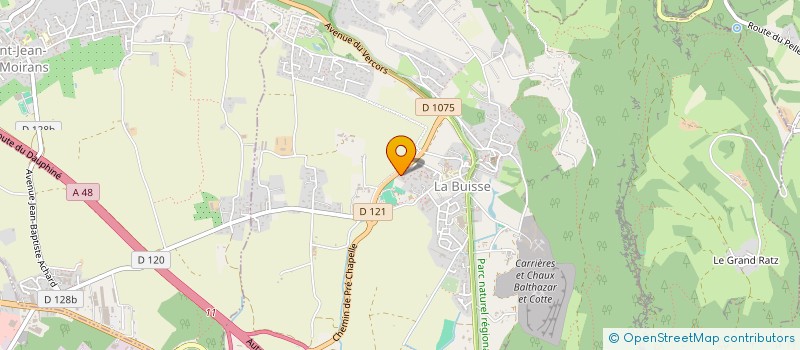 localisation de l'entreprise BMR  LA BUISSE