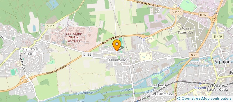 localisation de l'entreprise BMR CONCEPT  OLLAINVILLE