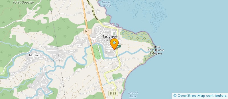 localisation de l'entreprise BMR ELAGAGE à GOYAVE