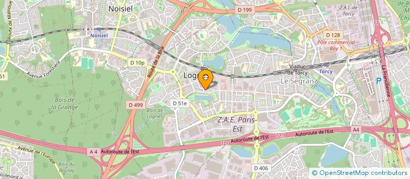 localisation de l'entreprise BMR FIBRE OPTIQUE à LOGNES