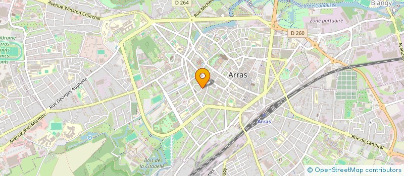 localisation de l'entreprise BMR INVESTISSEMENTS à ARRAS