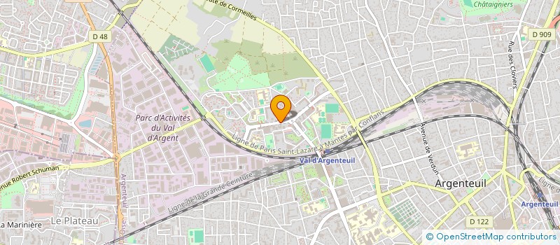 localisation de l'entreprise BMR ISOLATION à ARGENTEUIL