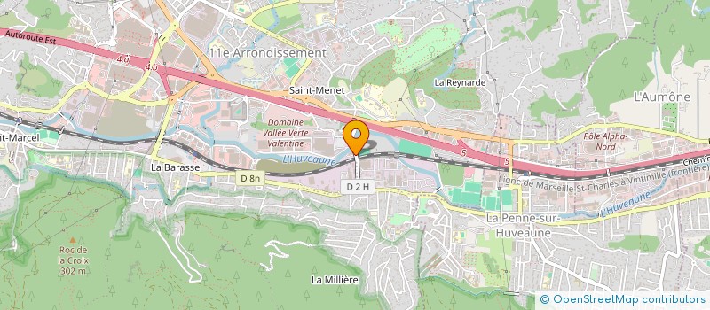 localisation de l'entreprise BMR RENOVATION ET MAINTENANCE à MARSEILLE 11EME