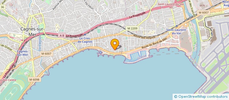 localisation de l'entreprise BMRD à CAGNES-SUR-MER