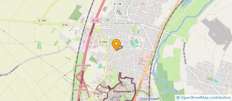 localisation de l'entreprise BMRFC  JAUNAY-MARIGNY