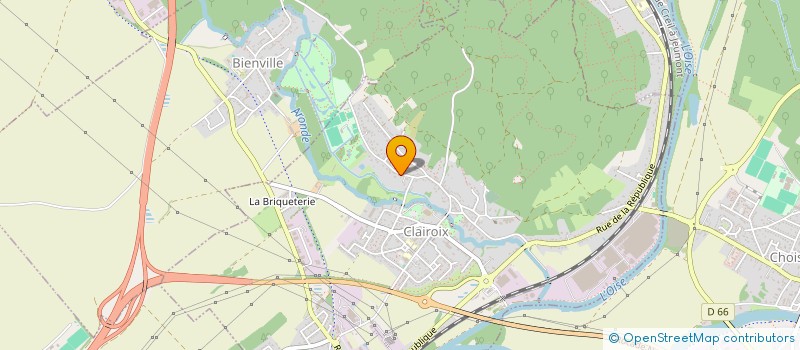 localisation de l'entreprise BMRL  CLAIROIX