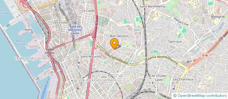 localisation de l'entreprise BMS 124 à MARSEILLE