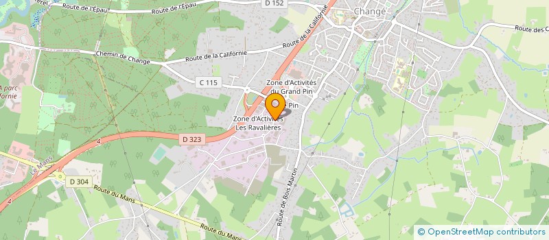 localisation de l'entreprise BMS à CHANGE