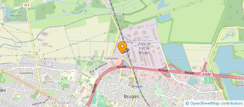 localisation de l'entreprise BMS 33  BRUGES