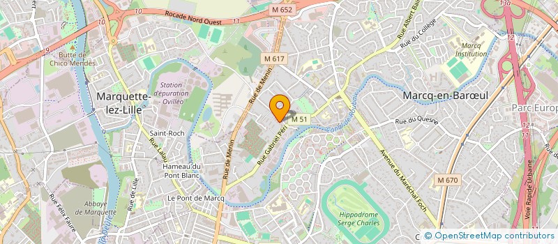 localisation de l'entreprise BMS  MARCQ-EN-BARUL