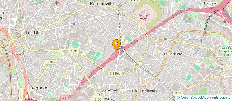 localisation de l'entreprise BMS à ROMAINVILLE