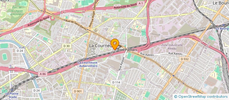 localisation de l'entreprise BMS à LA COURNEUVE
