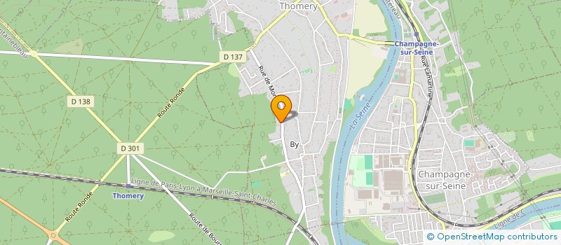 localisation de l'entreprise BMS  THOMERY