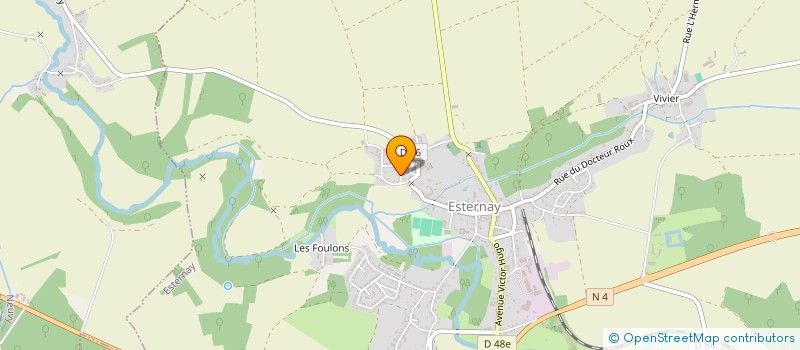 localisation de l'entreprise BMS  ESTERNAY