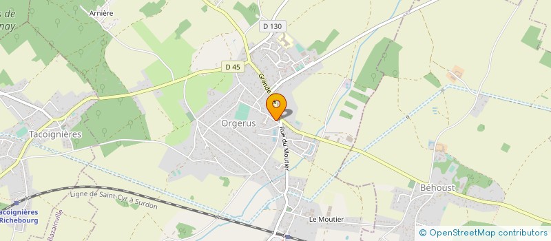 localisation de l'entreprise BMS à ORGERUS
