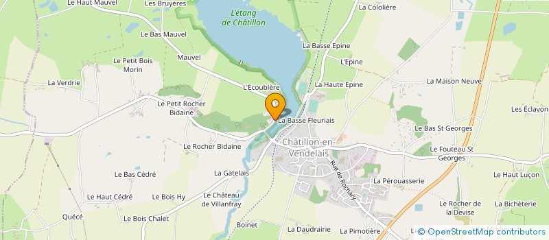 localisation de l'entreprise BMS  CHATILLON-EN-VENDELAIS