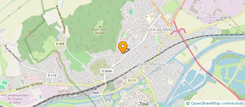 localisation de l'entreprise BMS  TOUL