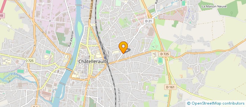 localisation de l'entreprise BMS à CHATELLERAULT