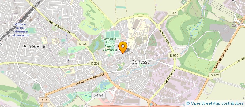 localisation de l'entreprise BMS à GONESSE