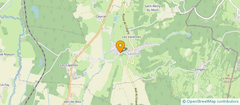 localisation de l'entreprise BMS  SALAVRE