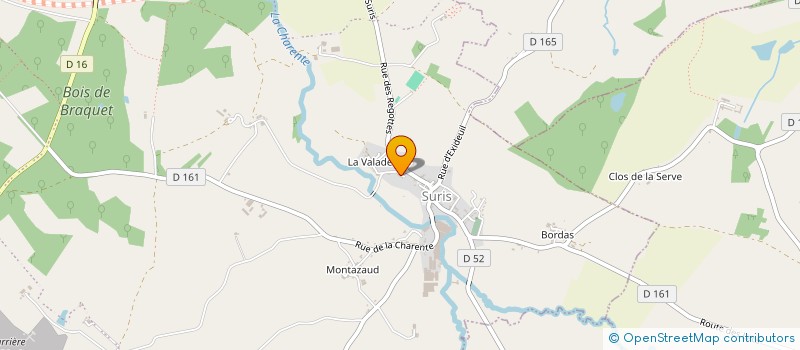 localisation de l'entreprise BMS à TERRES-DE-HAUTE-CHARENTE