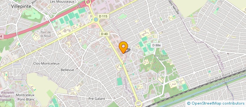 localisation de l'entreprise BMS à VILLEPINTE