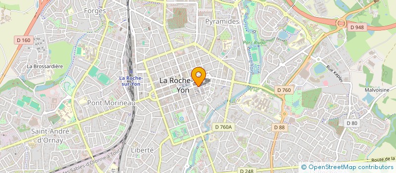 localisation de l'entreprise BMS  LA ROCHE-SUR-YON