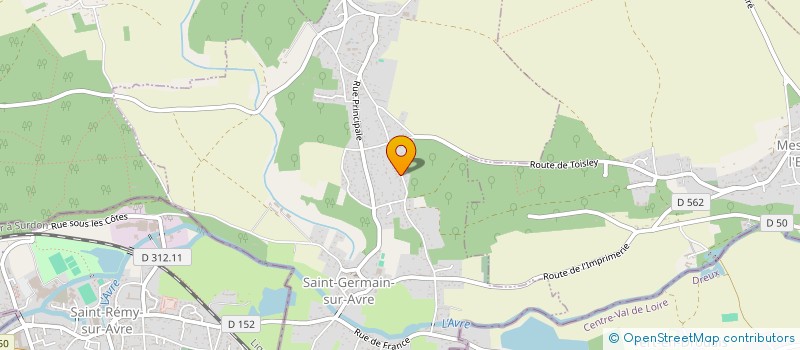 localisation de l'entreprise BMS  SAINT-GERMAIN-SUR-AVRE