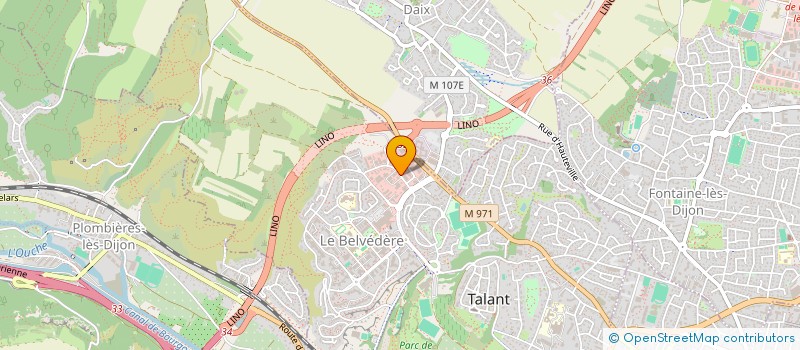 localisation de l'entreprise BMS  TALANT