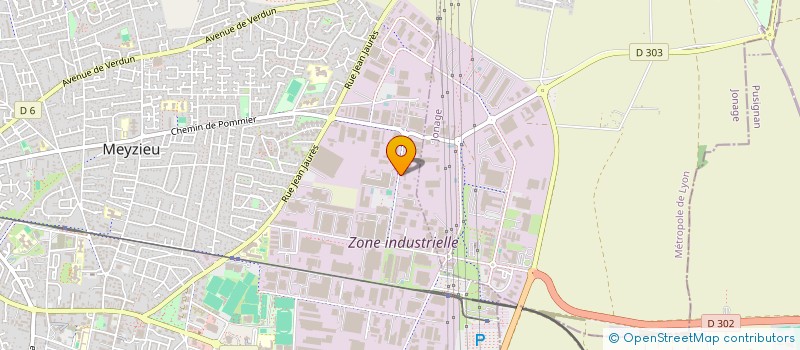 localisation de l'entreprise BMS ACADEMIE  MEYZIEU