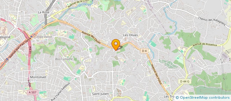 localisation de l'entreprise BMS BATIMENT à MARSEILLE