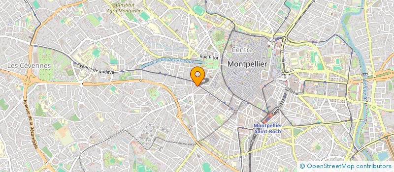 localisation de l'entreprise BMS COIFFURE à MONTPELLIER
