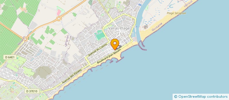 localisation de l'entreprise BMS GUELLIL IMMOBILIER  VALRAS-PLAGE