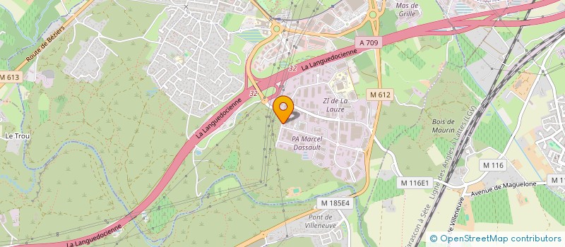 localisation de l'entreprise BMS ILE DE FRANCE à SAINT-JEAN-DE-VEDAS