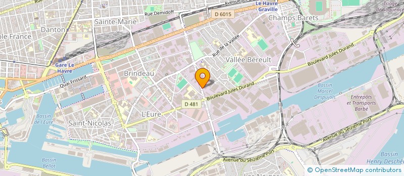 localisation de l'entreprise BMS LE HAVRE à LE HAVRE