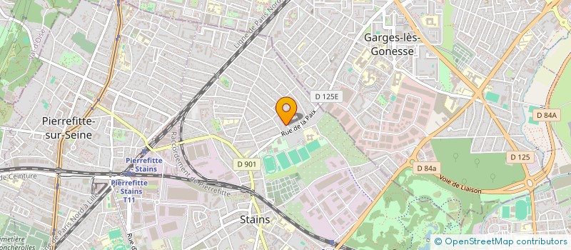 localisation de l'entreprise BMS LINE à STAINS
