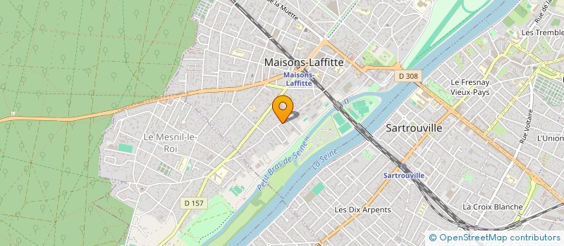 localisation de l'entreprise BMS LOCATION à MAISONS-LAFFITTE