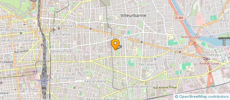 localisation de l'entreprise BMS LYON  VILLEURBANNE