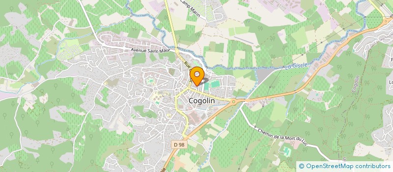 localisation de l'entreprise BMS MACONNERIE à COGOLIN