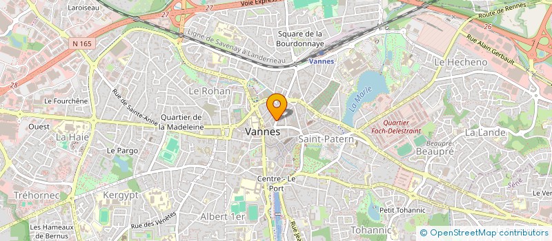 localisation de l'entreprise BMS - MAITRE D'OEUVRE à VANNES