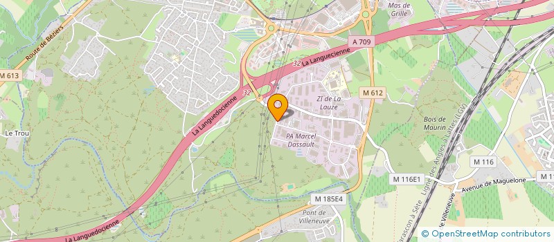 localisation de l'entreprise BMS MEDITERRANEE à SAINT-JEAN-DE-VEDAS