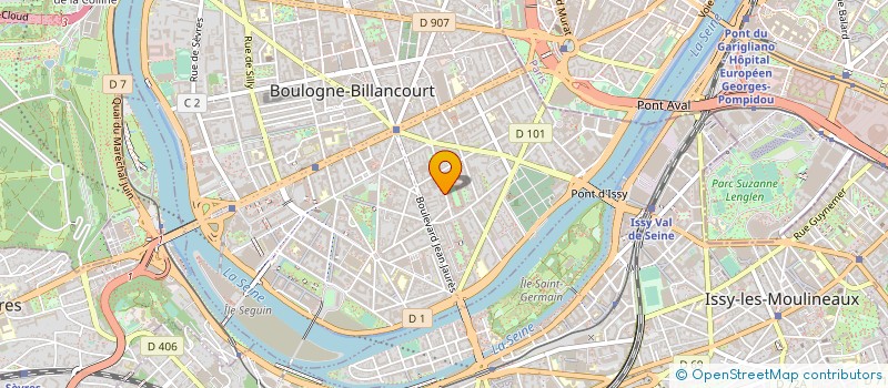 localisation de l'entreprise BMS PARIS à BOULOGNE-BILLANCOURT