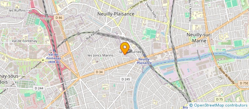 localisation de l'entreprise BMS PEDAGOGIE FORMATION à LE PERREUX-SUR-MARNE