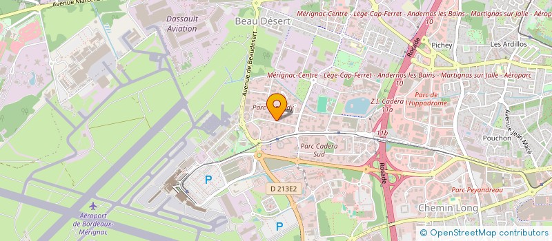 localisation de l'entreprise BMS POWERSAFE à MERIGNAC