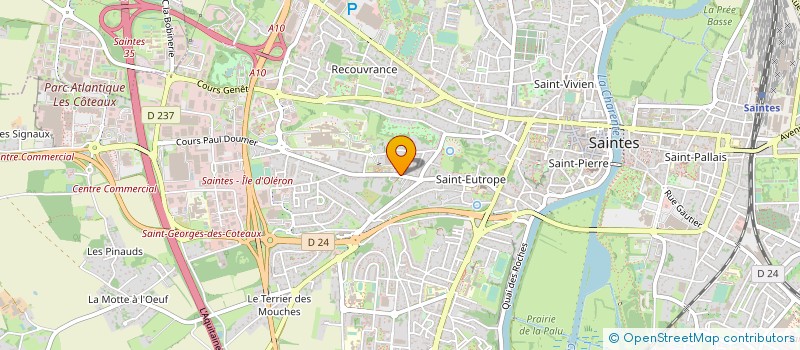 localisation de l'entreprise BMS-RENOV à SAINTES