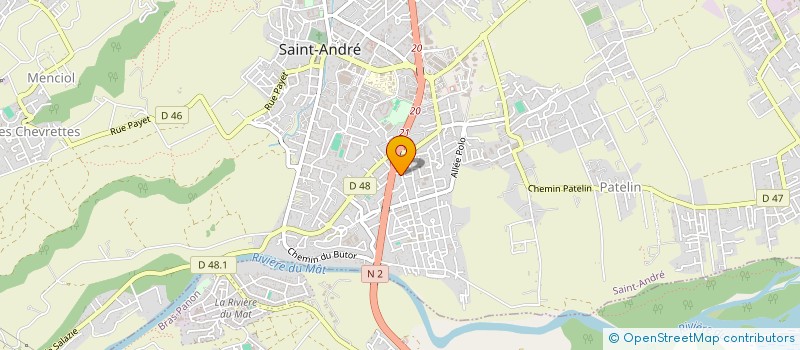 localisation de l'entreprise BMS RENOV  SAINT-ANDRE